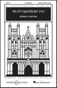 Beati Quorum Via SSAATTBB choral sheet music cover